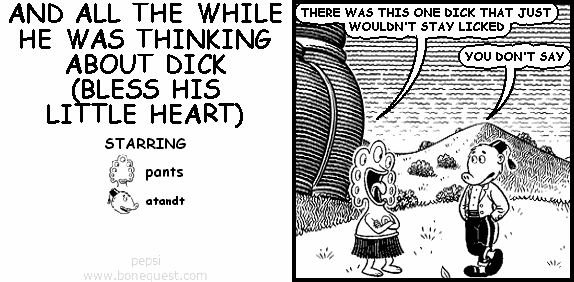 AND ALL THE WHILE RANDS WAS THINKING ABOUT DICK (BLESS HIS LITTLE HEART)