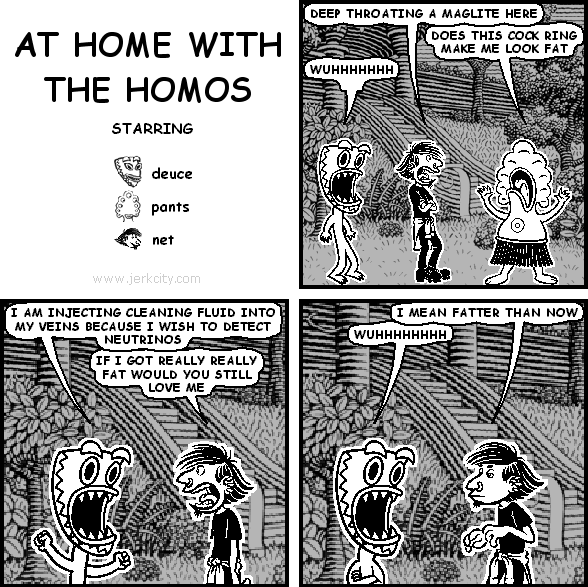 AT HOME WITH THE HOMOS