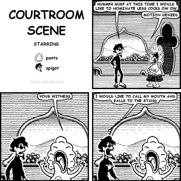 COURTROOM SCENE