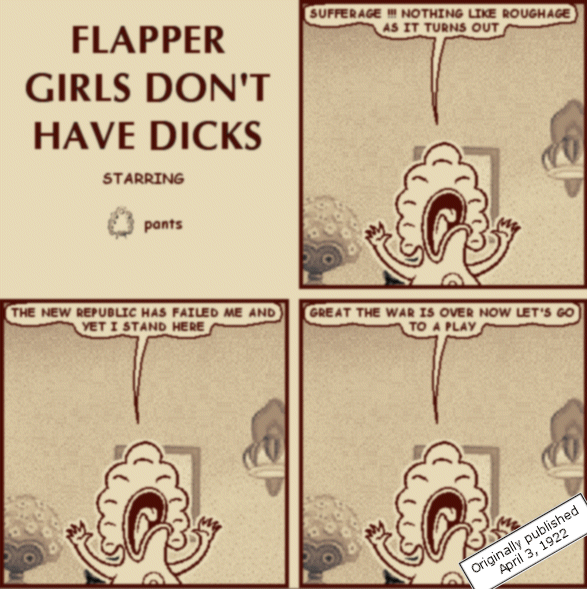 FLAPPER GIRLS DON'T HAVE DICKS